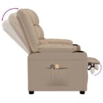 Fauteuil de massage électrique Cappuccino Similicuir – Image 5