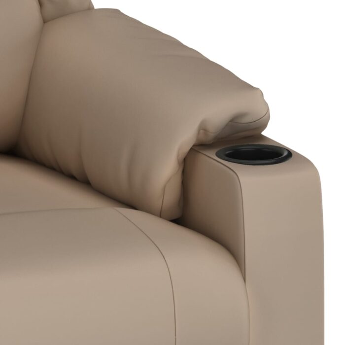 Fauteuil de massage électrique Cappuccino Similicuir – Image 7