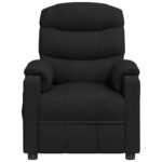 Fauteuil électrique de massage Noir Tissu – Image 2