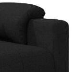 Fauteuil électrique de massage Noir Tissu – Image 7