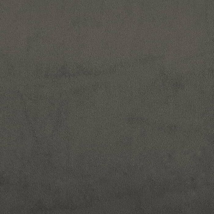 Sommier à lattes de lit et matelas Gris foncé 180x200cm Velours – Image 7