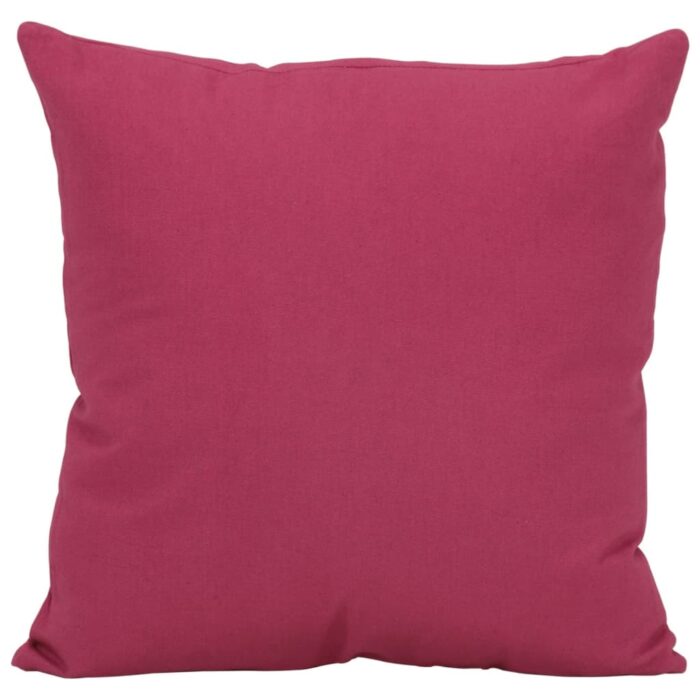 Ensemble d'oreillers décoratifs lot de 7 Rose Tissu – Image 2