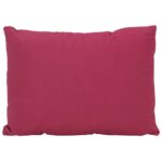 Ensemble d'oreillers décoratifs lot de 7 Rose Tissu – Image 3