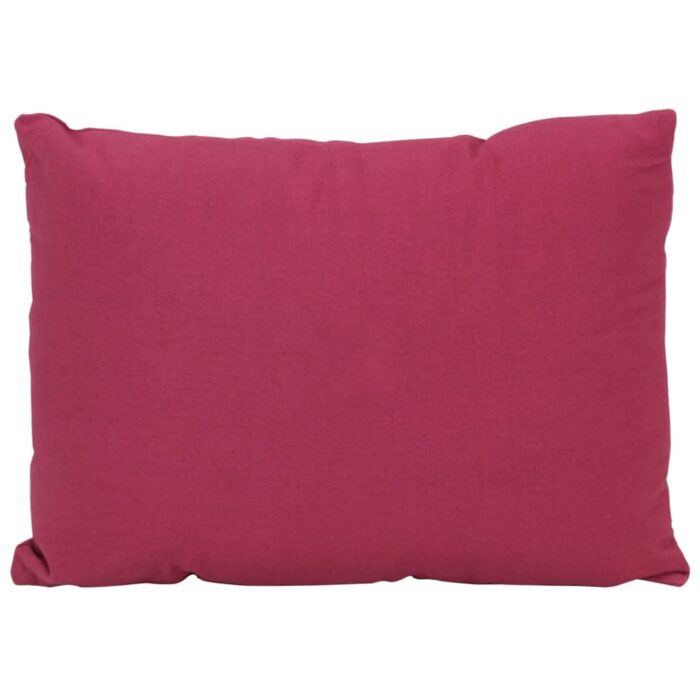 Ensemble d'oreillers décoratifs lot de 7 Rose Tissu – Image 3