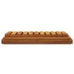 Étagère pliable à 3 niveaux Marron 70x31x63 cm Bois d'acacia – Image 6