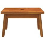 Tabouret-escabeau 38x26x22 cm Bois d'acacia solide – Image 2