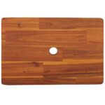 Tabouret-escabeau 38x26x22 cm Bois d'acacia solide – Image 4