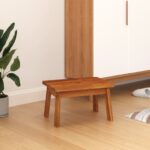 Tabouret-escabeau 38x26x22 cm Bois d'acacia solide