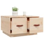 Table basse 60x53x35 cm Bois massif de pin – Image 3