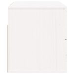 Table de chevet murale Blanc 50x36x40 cm – Image 5