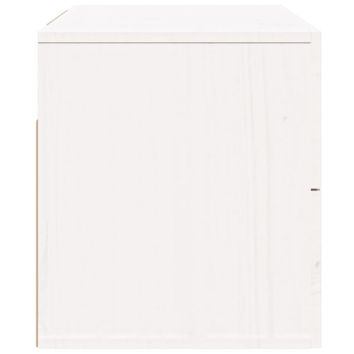 Table de chevet murale Blanc 50x36x40 cm – Image 5