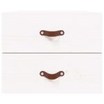 Tables de chevet murales 2 pcs Blanc 50x36x40 cm – Image 4