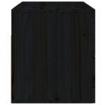 Tables de chevet murales 2 pcs Noir 50x36x40 cm – Image 5