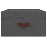 Tables de chevet murales 2 pcs Gris 40x29,5x22 cm – Image 4