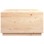 Table basse 80x80x45 cm Bois massif de pin – Image 6