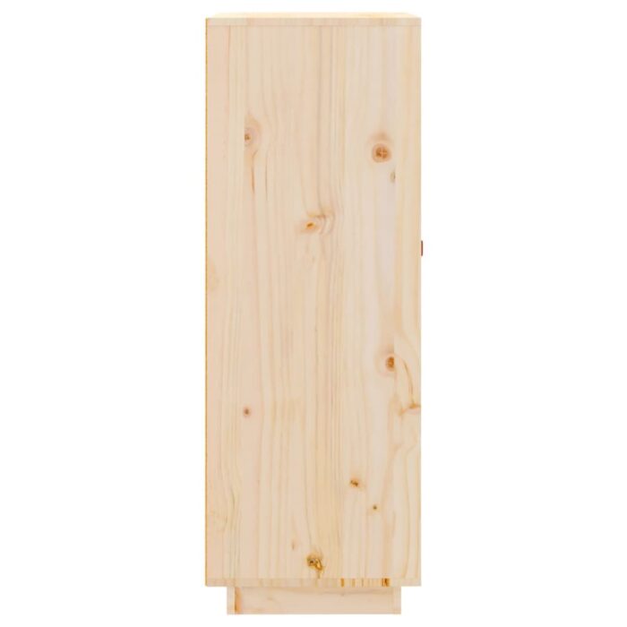 Armoire à vin 45x34x100 cm Bois de pin massif – Image 4