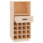 Armoire à vin 45x34x100 cm Bois de pin massif – Image 5