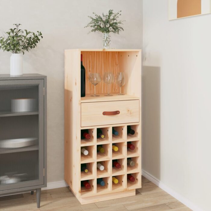 VXL8720845556006_m_en_hd_1.jpg Armoire à vin 45x34x100 cm Bois de pin massif – Image 1