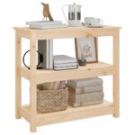 Table console 80x40x74 cm Bois massif de pin – Image 3