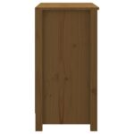 Bibliothèque Marron miel 80x35x68 cm Bois de pin massif – Image 4