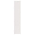 Bibliothèque Blanc 80x35x183 cm Bois de pin massif – Image 4