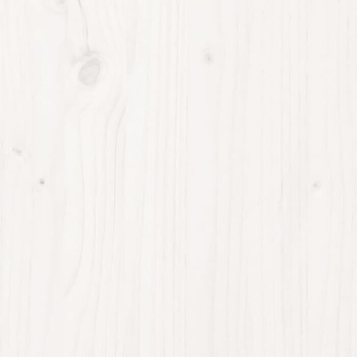 Bibliothèque Blanc 80x35x183 cm Bois de pin massif – Image 5