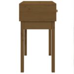 Table console Marron miel 76,5x40x75 cm Bois massif de pin – Image 3