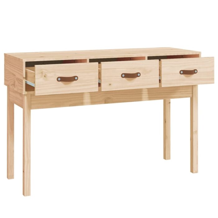 Table console 114x40x75 cm Bois massif de pin – Image 2