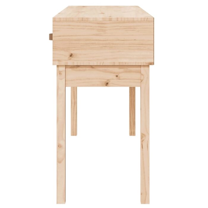 Table console 114x40x75 cm Bois massif de pin – Image 3