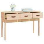 Table console 114x40x75 cm Bois massif de pin – Image 5