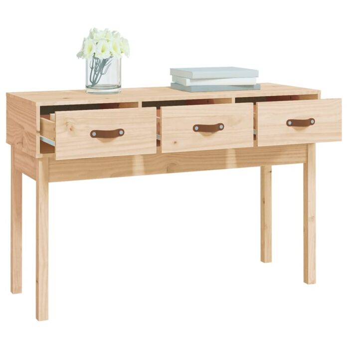 Table console 114x40x75 cm Bois massif de pin – Image 5