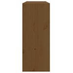 Armoire à vin Marron miel 62x25x62 cm Bois de pin massif – Image 4