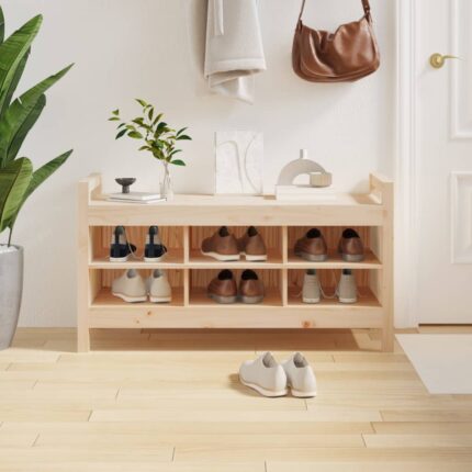 Banc d'entrée 110x40x60 cm Bois de pin massif