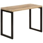Table à dîner 110x50x76 cm Bois de manguier massif – Image 11