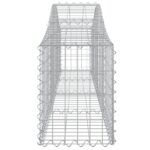 Paniers à gabions arqués 12 pcs 200x30x40/60 cm Fer galvanisé – Image 3