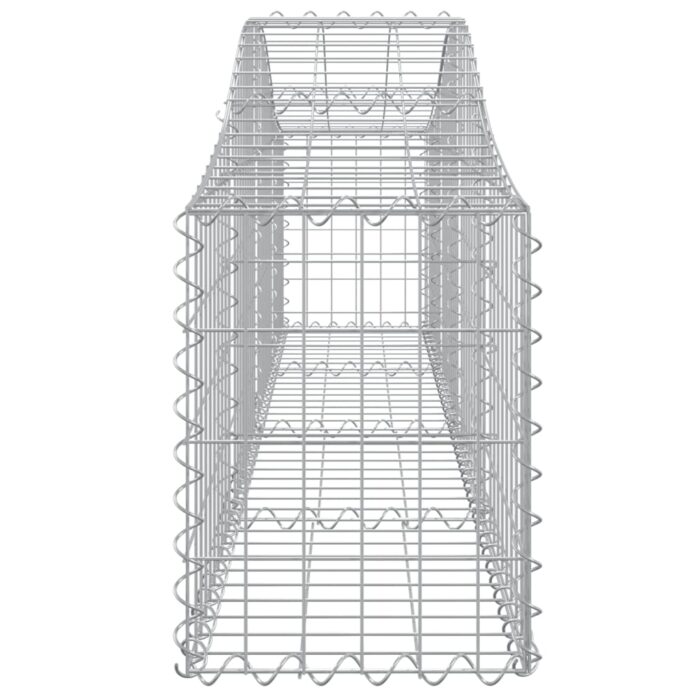 Paniers à gabions arqués 12 pcs 200x30x40/60 cm Fer galvanisé – Image 3