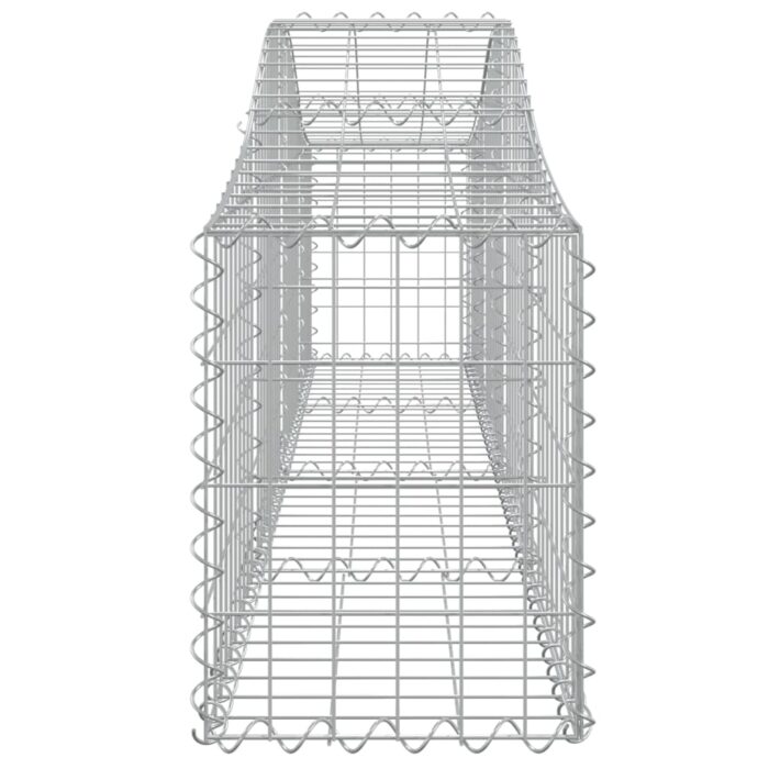 Paniers à gabions arqués 13 pcs 200x30x40/60 cm Fer galvanisé – Image 3