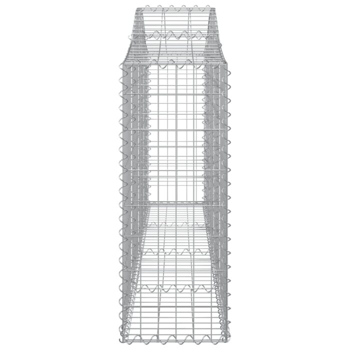 Paniers à gabions arqués 11 pcs 200x30x80/100 cm Fer galvanisé – Image 3
