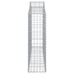 Paniers à gabions arqués 9 pcs 200x30x100/120 cm Fer galvanisé – Image 3