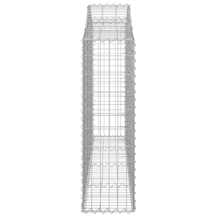 Paniers à gabions arqués 30 pcs 200x30x100/120 cm Fer galvanisé – Image 3