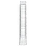 Paniers à gabions arqués 4 pcs 200x30x180/200 cm Fer galvanisé – Image 3