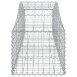 Paniers à gabions arqués 9 pcs 200x50x40/60 cm fer galvanisé – Image 3