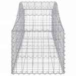 Paniers à gabions arqués 15 pcs 200x50x40/60 cm fer galvanisé – Image 3