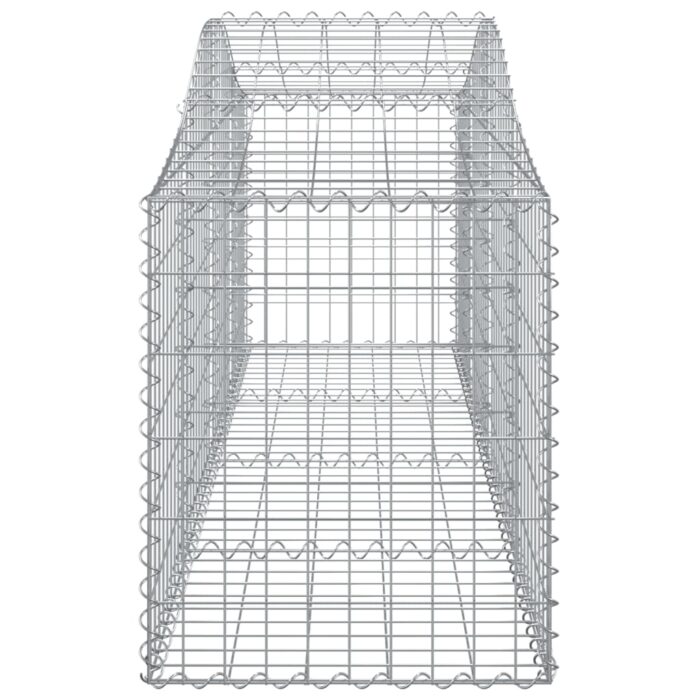 Paniers à gabions arqués 18 pcs 200x50x60/80 cm fer galvanisé – Image 3
