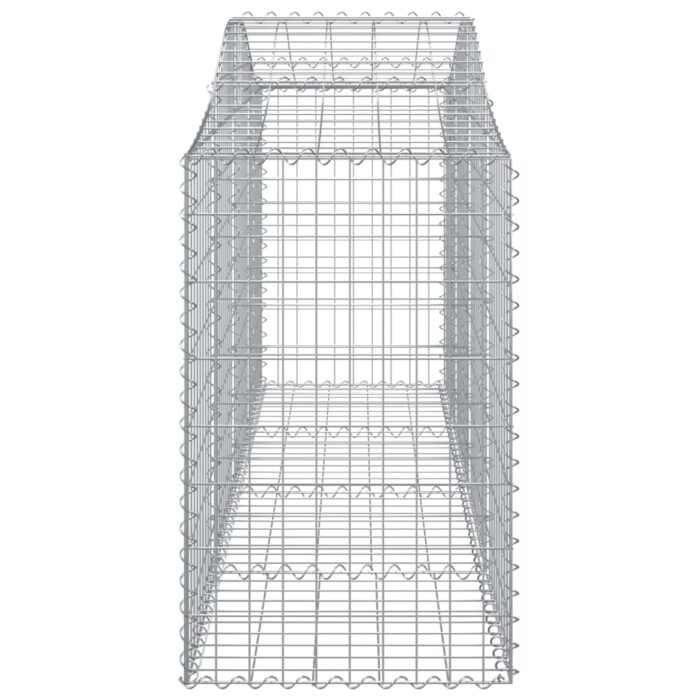 Paniers à gabions arqués 13 pcs 200x50x80/100 cm Fer galvanisé – Image 3