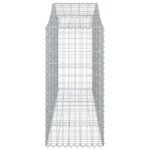 Paniers à gabions arqués 15 pcs 200x50x100/120 cm fer galvanisé – Image 3
