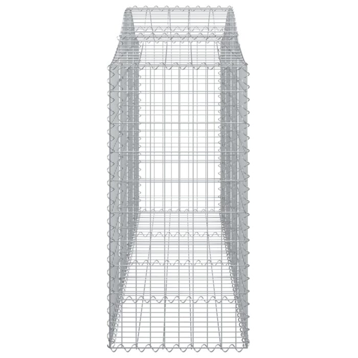 Paniers à gabions arqués 15 pcs 200x50x100/120 cm fer galvanisé – Image 3