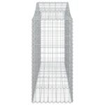 Paniers à gabions arqués 9 pcs 200x50x120/140 cm Fer galvanisé – Image 3