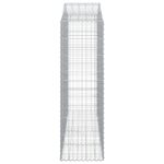 Paniers à gabions arqués 8 pcs 200x50x160/180 cm Fer galvanisé – Image 3