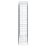 Paniers à gabions arqués 5 pcs 200x50x200/220 cm Fer galvanisé – Image 3